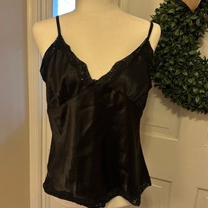 Magazine Satin Camisole top